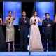 Kerry Washington, Tracee Ellis Ross, Lena Waithe, Jurnee Smollett-Bell, Angela Robinson and Laverne Cox speak onstage during the 49th NAACP Image Awards at the Pasadena Civic Auditorium on Jan. 15, 2018, in Pasadena, Calif. (Maury Phillips/Getty Images for NAACP )